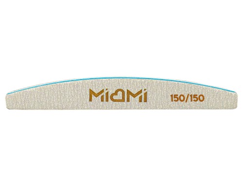 Пилка для ногтей MIAMI Half 150/150