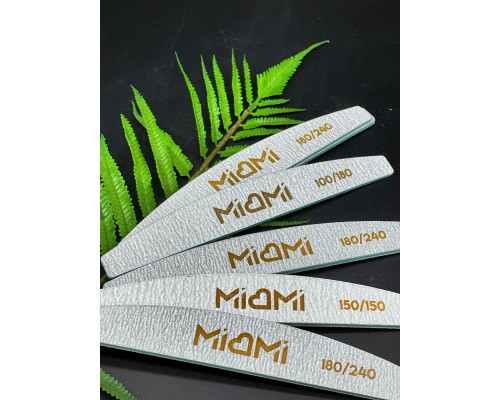 Пилка для ногтей MIAMI Half 180/240