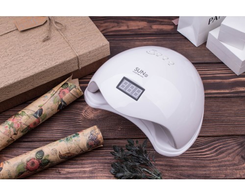 Лампа для манікюру біла LED+UV SUN 5 White 48W серія Економ (14 днів гарантії)