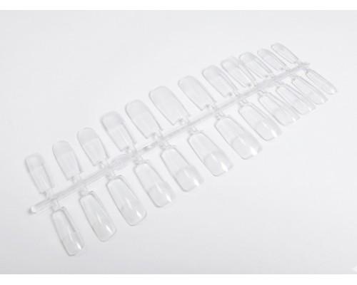 Luma Gel nail tips №01 Square, гелеві тіпси розчинні,ф-ма квадрат 72 шт/уп