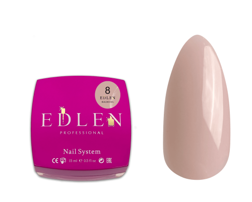 Edlen Builder Gel №08 Гель для нарощування (нюд) 15 мл