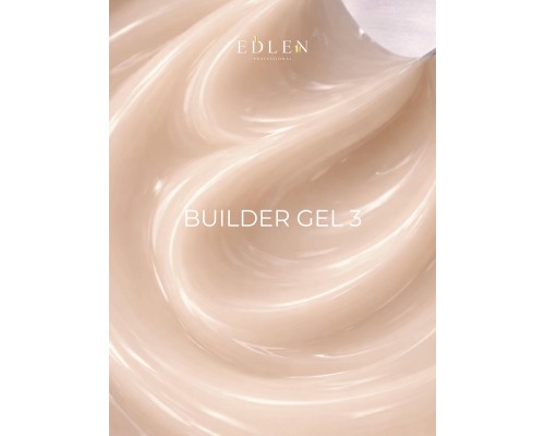 Edlen Builder Gel №03 Гель для нарощування (світлий теплий беж) 30 мл