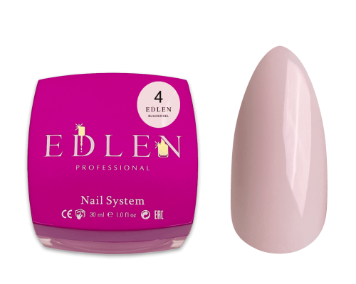 Edlen Builder Gel №04 Гель для нарощування (рожево-молочний) 30 мл