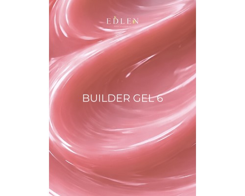 Edlen Builder Gel №06 Гель для нарощування (темно-рожевий) 30 мл