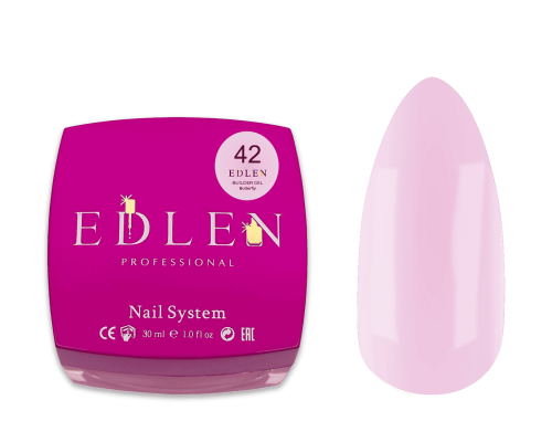 Edlen Builder Gel №42 Butterfly Гель для нарощування (рожевий) 30 мл