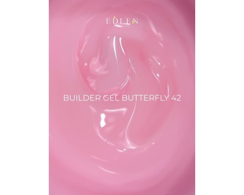 Edlen Builder Gel №42 Butterfly Гель для нарощування (рожевий) 30 мл