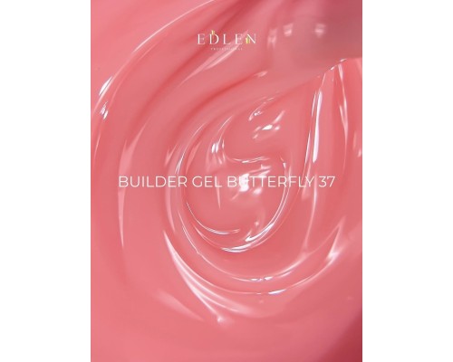 Edlen Builder Gel №37 Butterfly Гель для нарощування (рожевий) 30 мл
