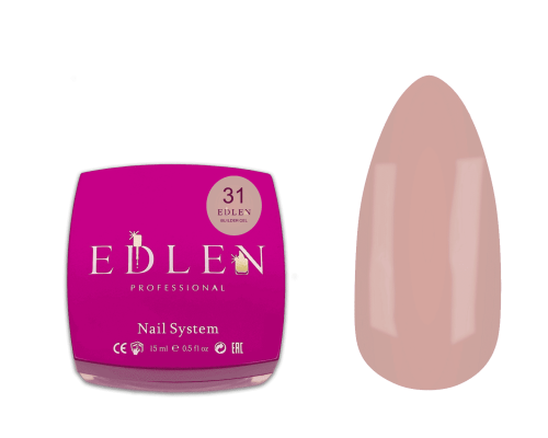 Edlen Builder Gel №31Office Гель для нарощування (світло-бежевий) 15 мл