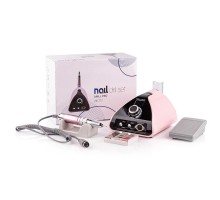 Фрезер BUCOS ZS-711 Pink  PROFESSIONAL (65W/35000 об.) укр. посібник (+ 6 покращених фрез), 3 міс.га