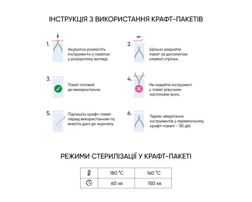 MicroSTOP ECO крафт пакети для стерилізації бурий  50*200 (10шт уп)