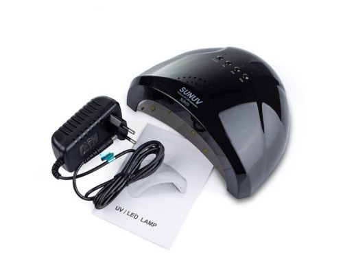LED+UV SUNUV SUN 1 48W Black  лампа чорна (оригінал,1 рік гарантія)