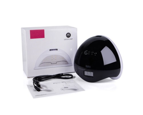 LED+UV SUN 5 BLACK 48W лампа чорна, 3 місяці гарантії