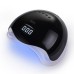 LED+UV SUN 5 BLACK 48W лампа чорна, 3 місяці гарантії