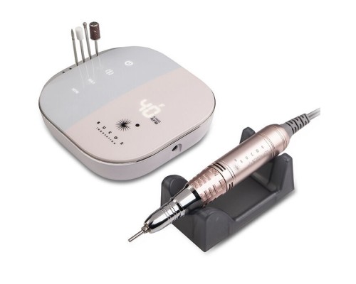 Фрезер для манікюру BUCOS Nail Drill X1 PRO BLUSH PINK (65W/40000 об.)+ український посібник