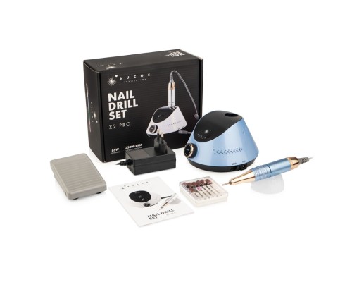 Фрезер для манікюру BUCOS Nail Drill X2 PRO TIFFANY (65W/35000 об.)+ український посібник