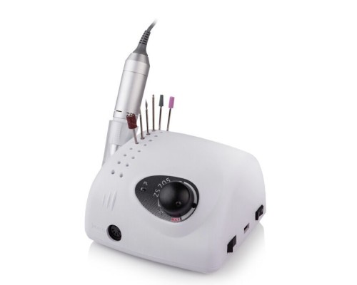 Фрезер BUCOS ZS-705 WHITE PROFESSIONAL (65W/35000 об.) укр. посібник (+ 6 покращених фрез), 3 міс.га
