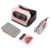 Фрезер BUCOS ZS-717 PINK PROFESSIONAL (65W/35000 об.) укр. посібник (+ 6 покращених фрез), 3 міс.гар