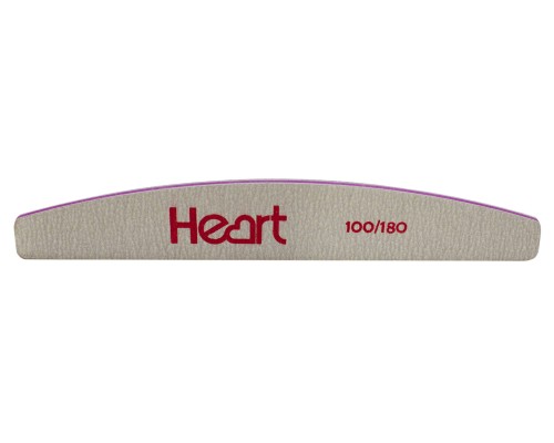 Пилка для нігтів HEART Half 100/180