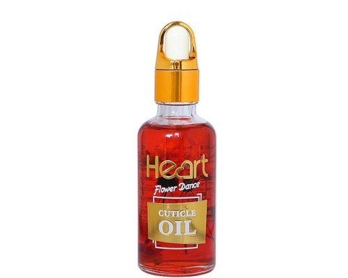 Квіткова олійка для кутикули  HEART, 50ml Strawberry (Красное)