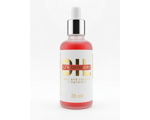 Олія для кутикули Luma Strawberry cuticle oil 35ml з піпеткою(полуниця)