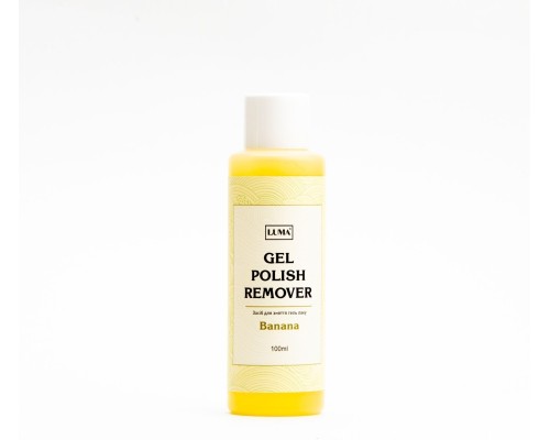 Gel polish remover Luma 100ml "Banana"
