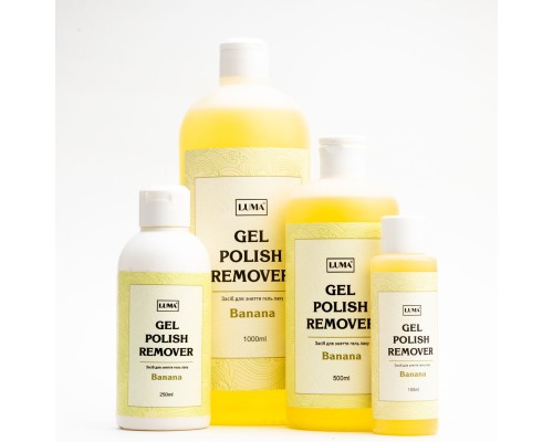 Gel polish remover Luma 500ml "Banana"