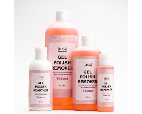 Gel polish remover Luma 250ml "Sacura"