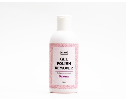 Gel polish remover Luma 250ml "Sacura"