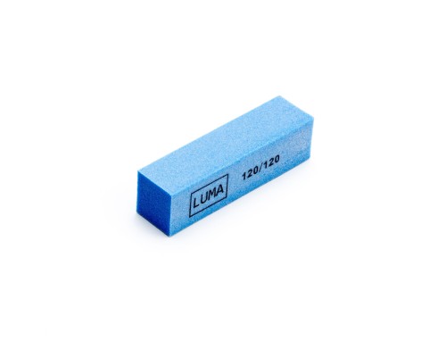 Luma баф для нігтів 120/120 (синій колір)