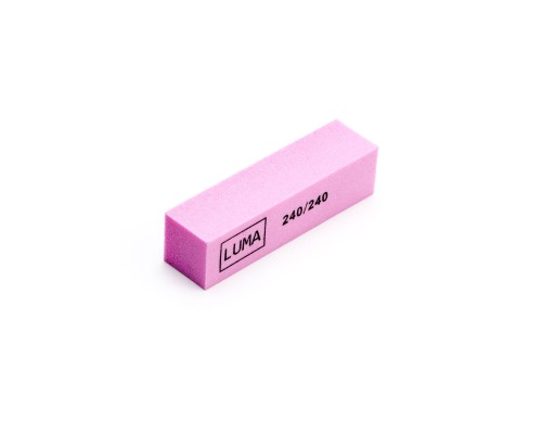 Luma баф для нігтів 240/240 (Рожевий колір)