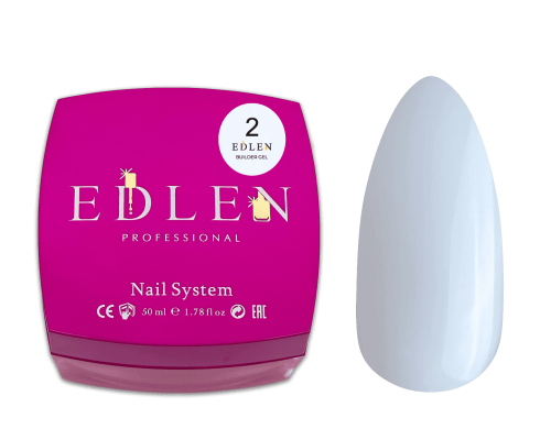 Edlen Builder Gel №02 Гель для нарощування (молочний) 50 мл