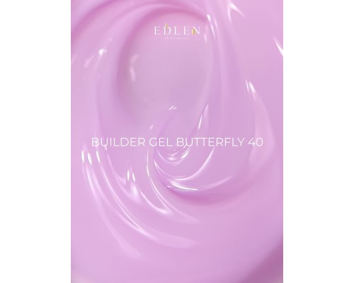 Edlen Builder Gel №40 Butterfly Гель для нарощування (молочно-рожевий ) 50 мл