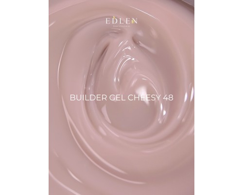 Edlen Builder Gel №48 Cheesy Гель для нарощування (бежевий) 30 мл