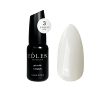EDLEN Color Гель-лак №003 (молочний), 9 мл