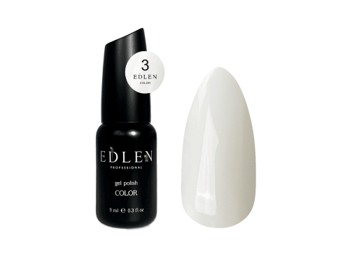 EDLEN Color Гель-лак №003 (молочний), 9 мл