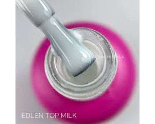 Edlen Top Milk Топ для гель лаку без липкого шару (молочний) 9 мл