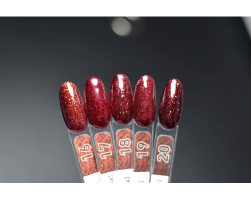 Luma №019 Tone of love gel polish [Bazhai] 10ml (червона колекція)