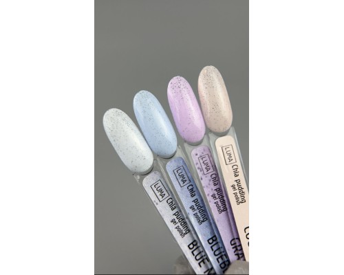 LUMA gel polish Chia pudding C13 Coconut 10ml (молочний с крихтою)