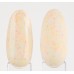 LUMA gel polish Donuts D04 Melon 10ml (жовтий з кольоровою крихтою)