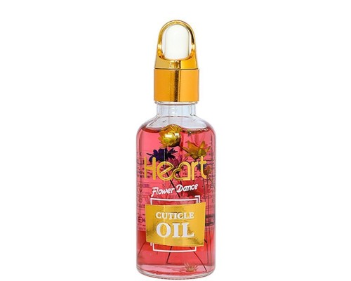 Квіткова олійка для кутикули  HEART, 30ml Juicy Fruit (Рожева)