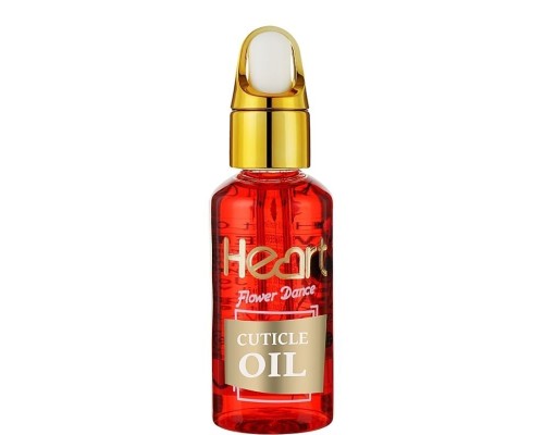 Квіткова олійка для кутикули  HEART, 30ml Lady in Red (червона)