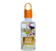 Квіткова олійка для кутикули  HEART, 50ml Sweet Almond (Мигдаль пррозорий)