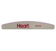 Пилка для нігтів HEART Half 120/120