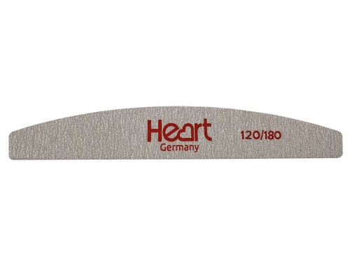 Пилка для нігтів HEART Half 120/180