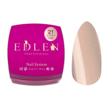 Edlen Builder Gel №21 Princess Гель для нарощування (теплий бежевий з шимером) 50 мл