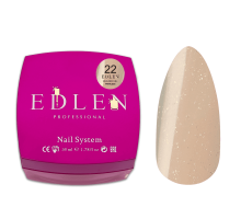 Edlen Builder Gel №22 Princess Гель для нарощування (світло-кремовий з шимером) 50 мл
