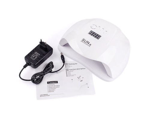 LED+UV SUN X 54W White лампа біла