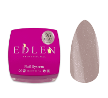 Edlen Builder Gel №25 Princess Гель для нарощування (насичений бузковий з шимером) 30 мл