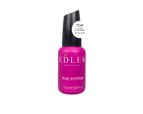 Edlen Top no wipe no UV-filters топ едлен без липкого шару та УФ-фільтра 17 мл з пензликом