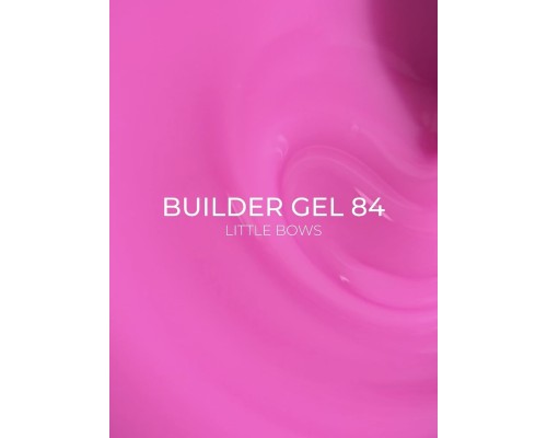 Edlen Builder gel №84 Little bows Гель для нарощування рожевий 15 мл